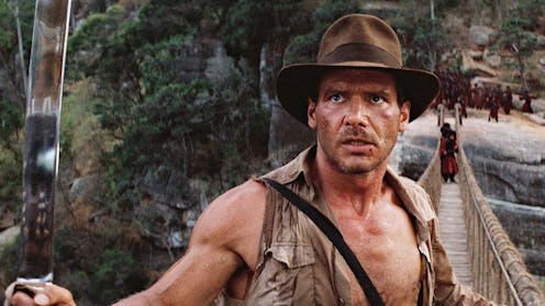 Harrison Ford as Indiana Jones in The Temple of Doom.