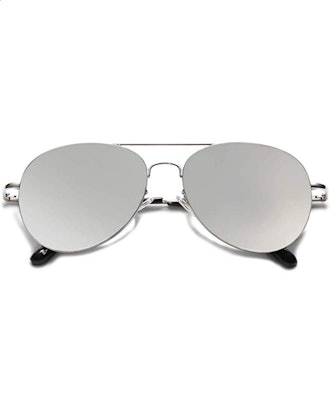 SOJOS Classic Metal Aviator Sunglasses