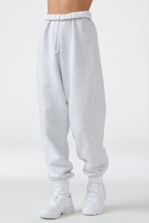 grey oversized sweatpants