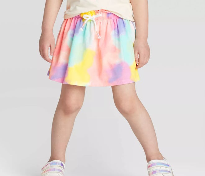 Cat & Jack Toddler Girls' Tie-Dye Skort