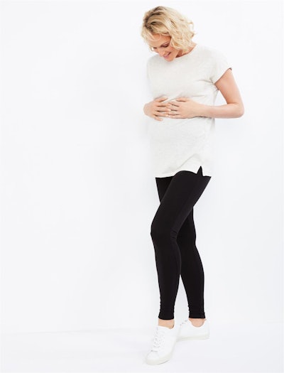 Secret Fit Belly French Terry Maternity Leggings - Motherhood