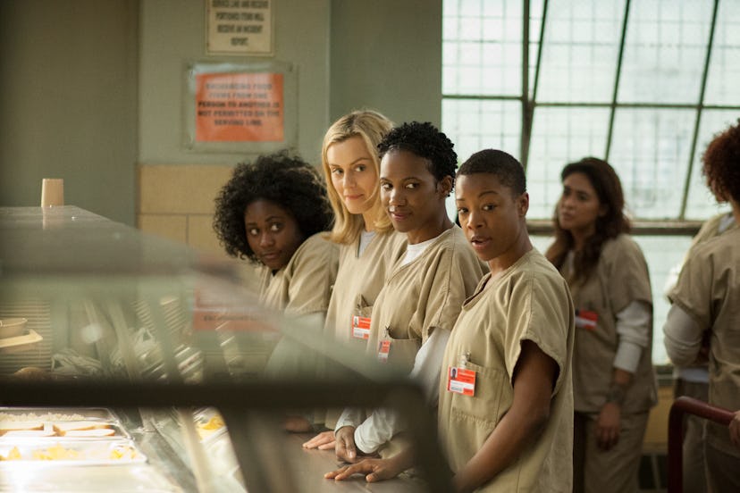 Danielle Brooks, Taylor Schilling, Vicky Jeudy, and Samira Wiley in Orange Is the New Black