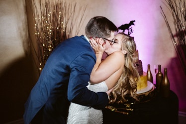 Rachel Varina kisses husband at October wedding in Tampa, Florida
