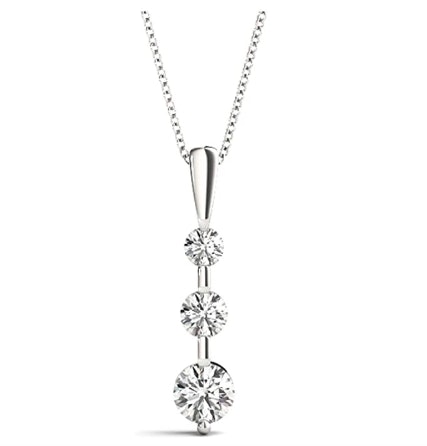 floating diamond luxe necklace