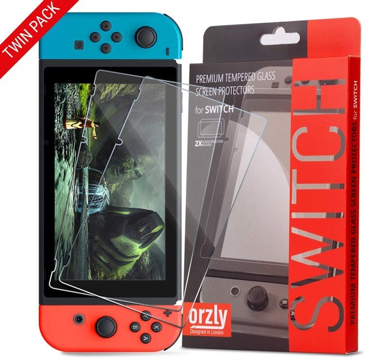 Orzly Glass Screen Protector (2-Pack)