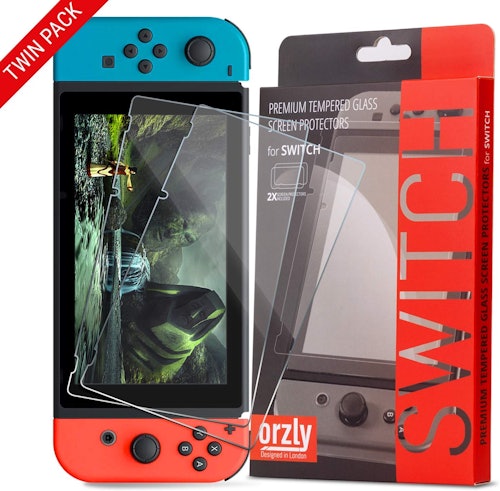 Orzly Glass Screen Protector (2-Pack)