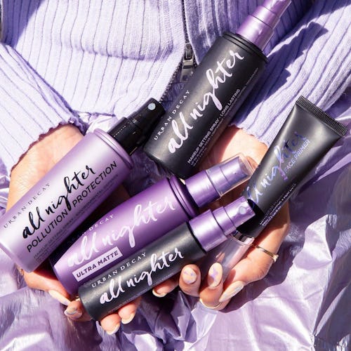 Urban Decay's All-Nighter mist is a popular sweat-proof makeup setting spray