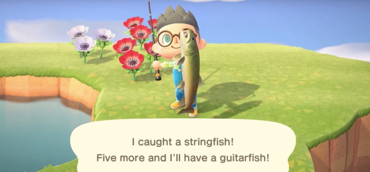 Animal Crossing: New Horizons' Stringfish location, how to catch for 15K  bells
