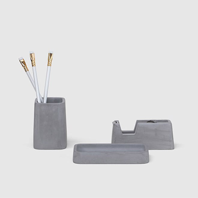 Concrete Desk Set