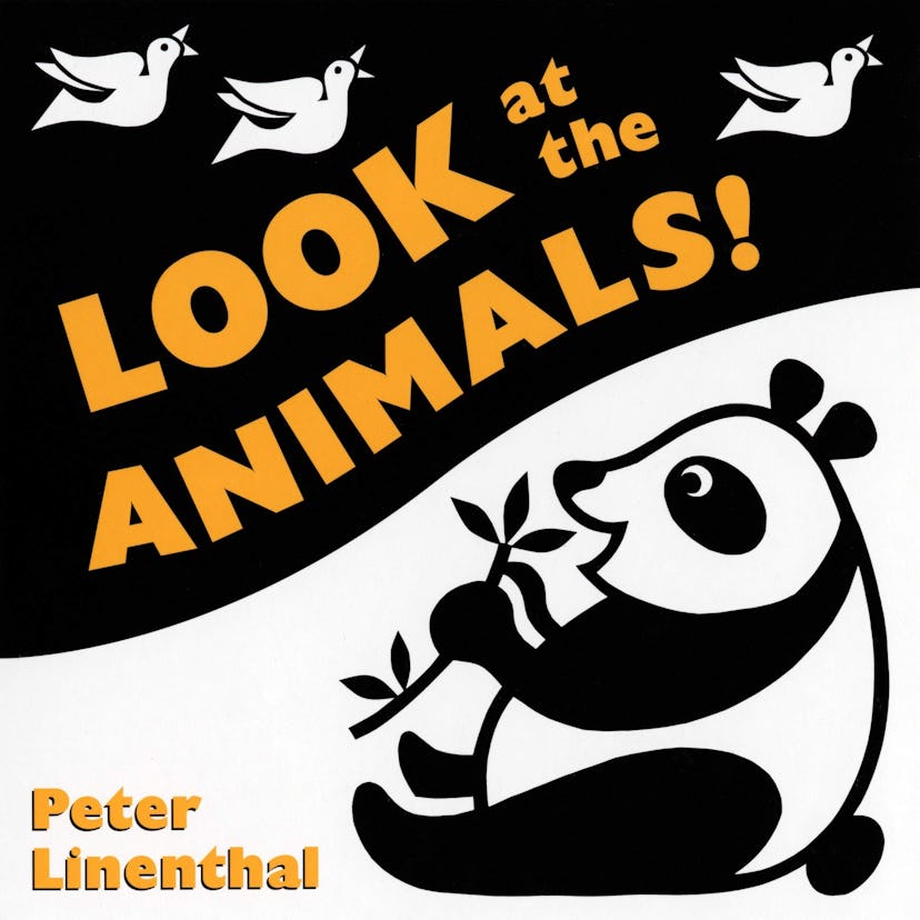 'Look At The Animals' Board Book By Peter Linenthal