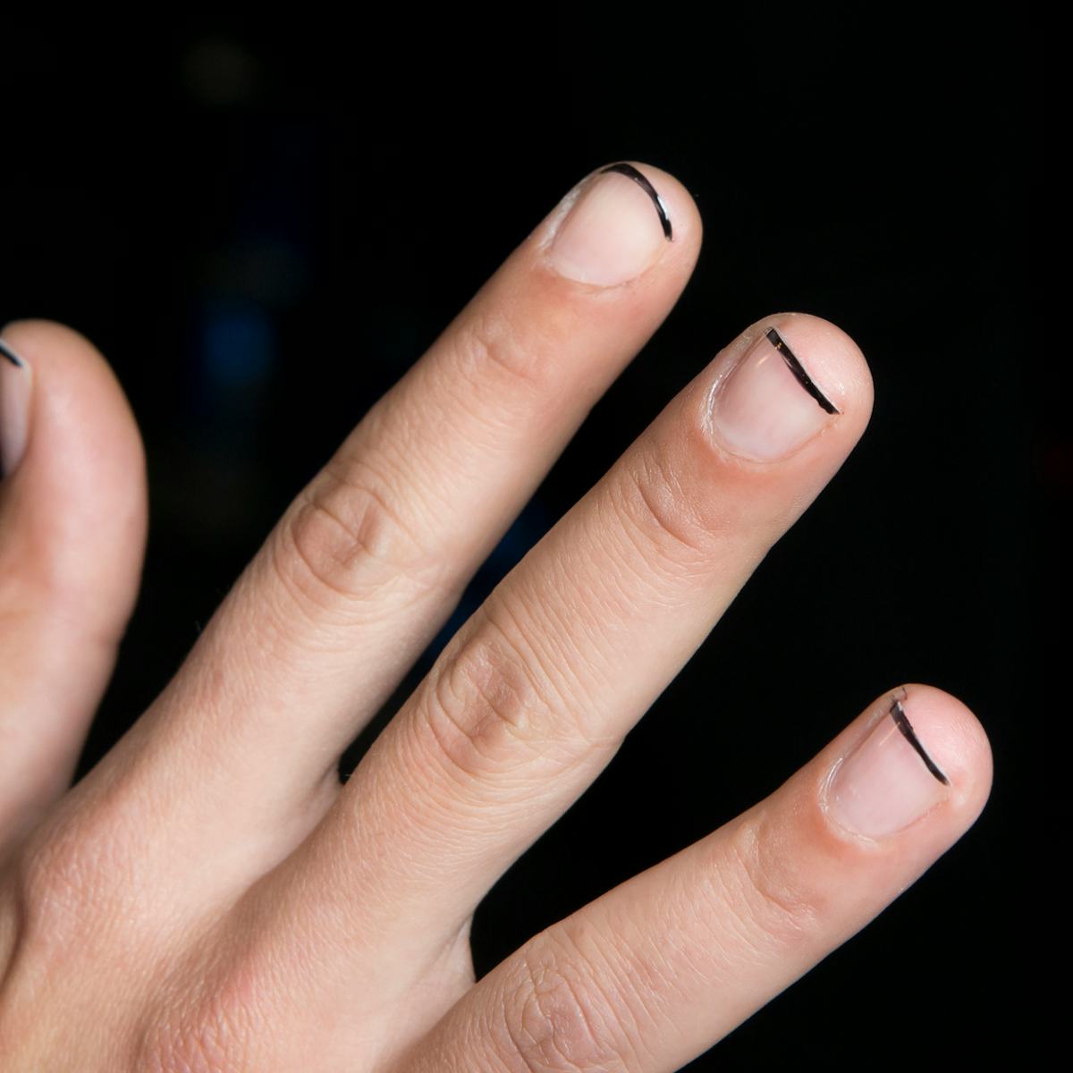 Simple Nail Designs with Minimal Paint