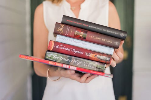 Stack of Allison Pataki books