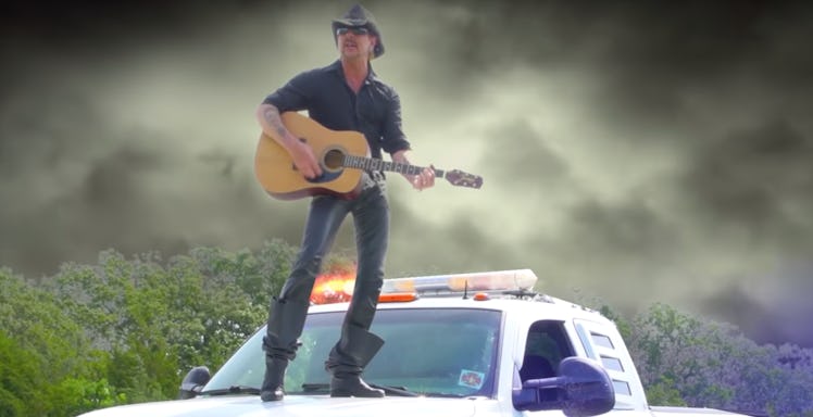 Joe Exotic in a music video
