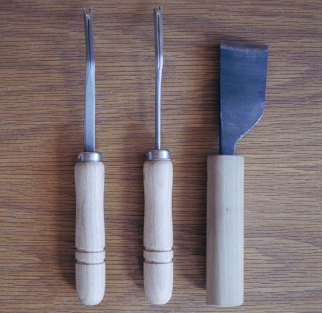 Tajika leather knife