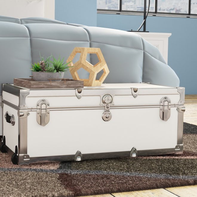 White Cambell The Modern 30" Trunk