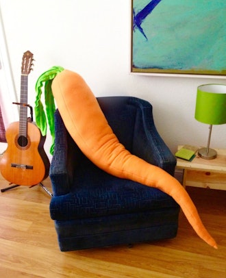 Carrot Body Pillow by JumboJibbles