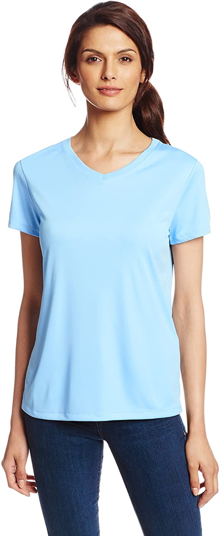 Hanes Sport Women's Cool DRI Performance V-Neck Tee