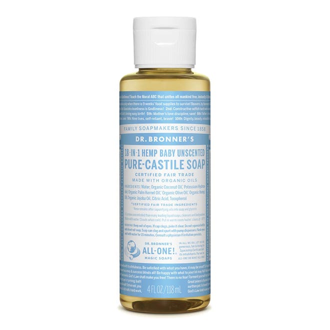 Dr. Bronners Pure-Castile Liquid Soap (Unscented)