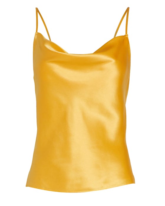 Fayette Cowl Neck Silk Camisole