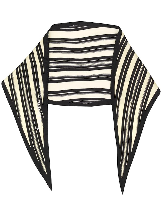 Striped Silk Bandana