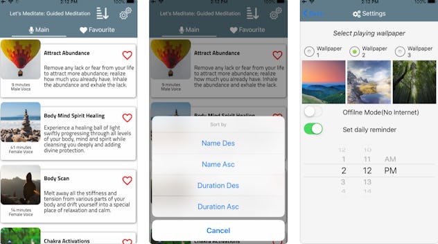Let's Meditate is a free pregnancy meditation app