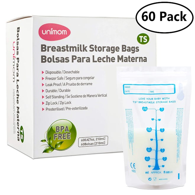 Unimom Breastmilk Storage Bags (60 Count)