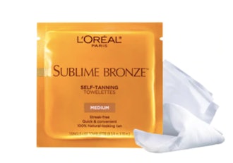 Sublime Bronze Self-tanning Towelettes, Medium Natural Tan