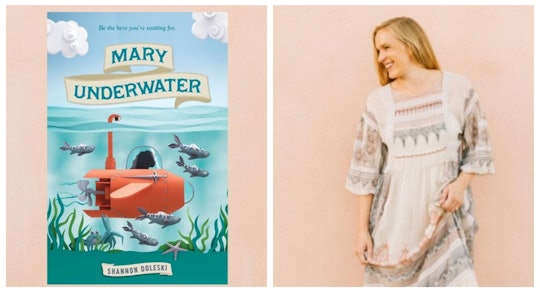 Collage of Shannon Doleski and the cover of her "Mary Underwater" book