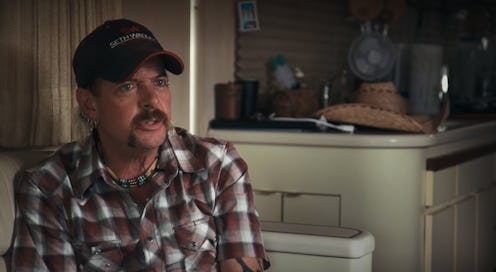 Joe Exotic gives an interview in Tiger King on Netflix.