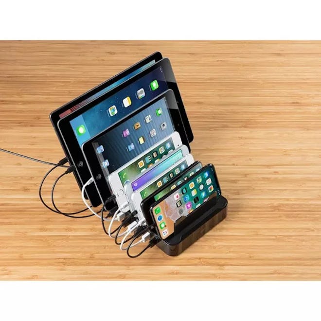 8-Port USB Smart Charger Station