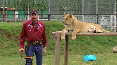 Joe Exotic and a big cat 'Tiger King'