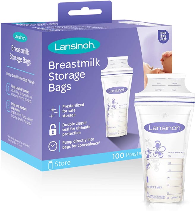 Lansinoh Breastmilk Storage Bags (100 Count)