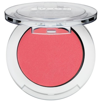 sweat-proof blush: Buxom Wanderlust Primer-Infused Blush