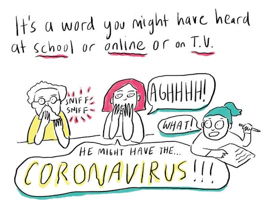 For parents looking for a way to talk about the public health concern, a comic about the coronavirus...