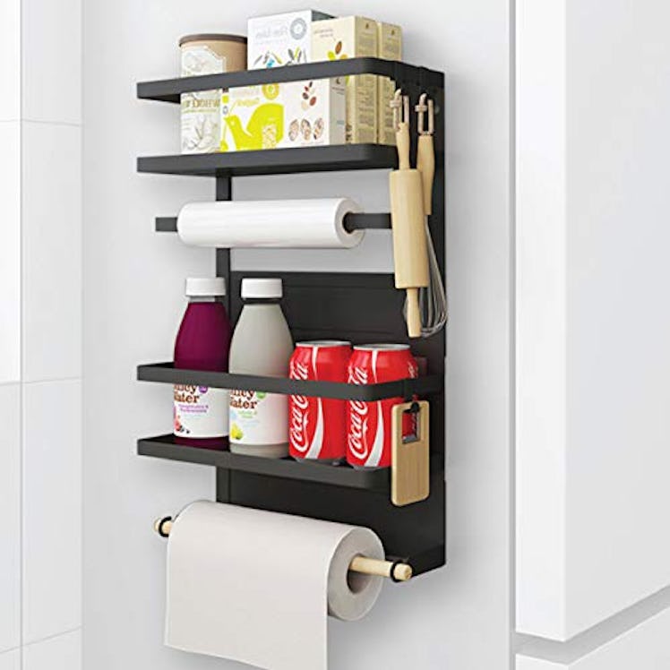 Winnprime Magnetic Fridge Spice Rack Organizer