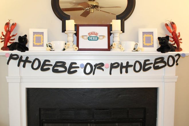 Phoebe or Phoebo Friends Baby Shower Banner