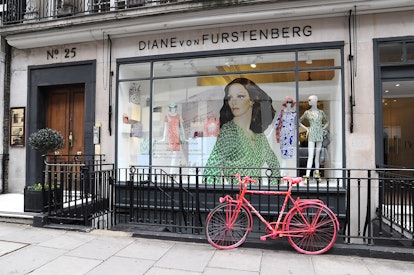 The outside of a Diane Von Furstenberg store