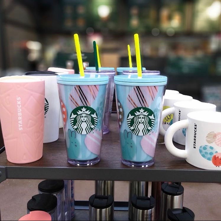 Starbucks’ Spring 2020 Cold Cups and Tumblers include Easter-inspired designs.