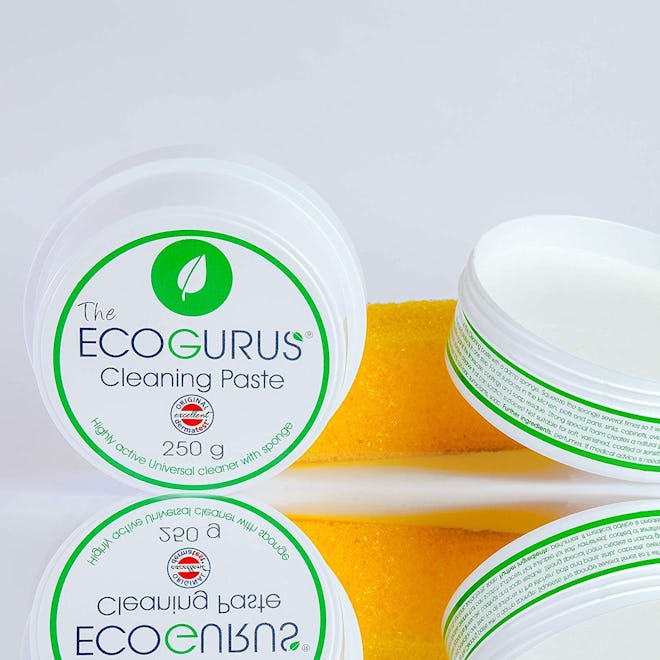 The EcoGurus Natural Cleaning Paste with Sponge