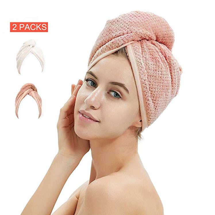 M-bestl Hair Towel Wrap (2-Pack)