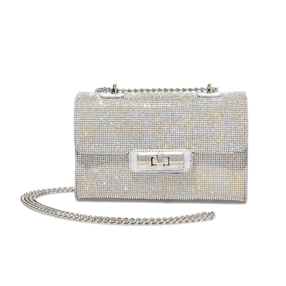 Wonders Rhinestone Flap Crossbody