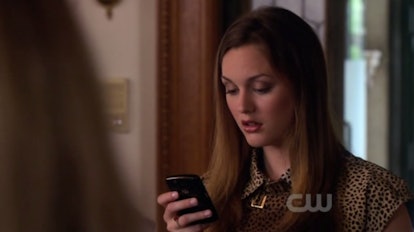 Gossip Girl Blair Waldorf On Phone Dating Apps Partner