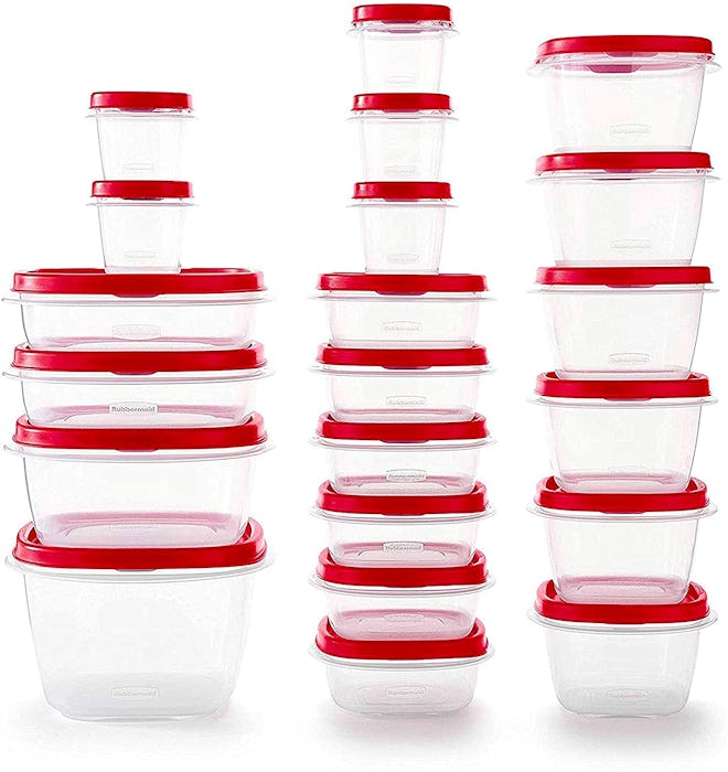 Rubbermaid Easy Find Vented Lids Food Storage Containers (Set Of 21)