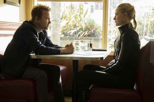 Caleb and Dolores discussing Rehoboam on 'Westworld.'