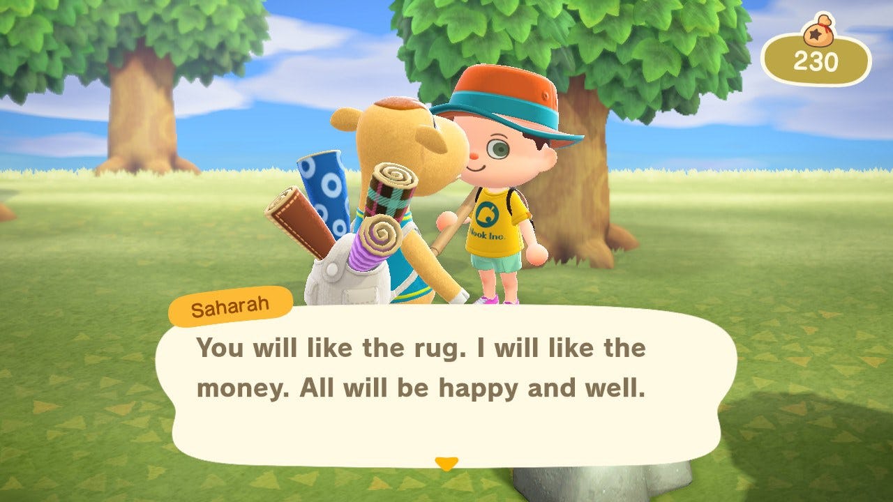 Animal Crossing New Horizons Saharah Wallpaper
