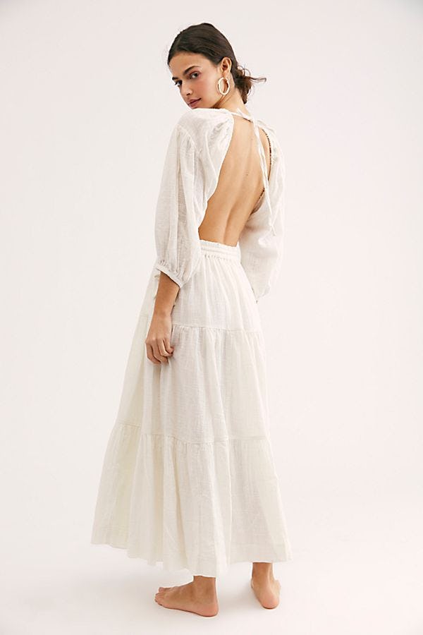 free people white sundress