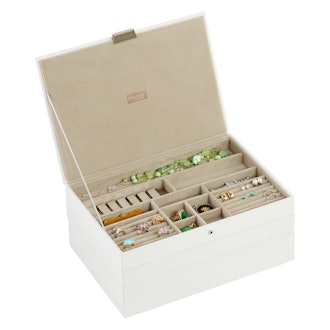 White Supersize Stackers Premium Jewelry Storage Kit