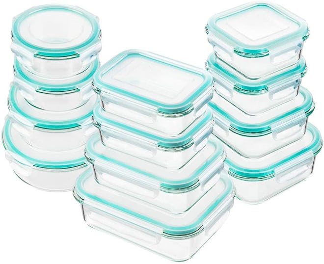 Bayco Glass Food Storage Containers (Set Of 12)