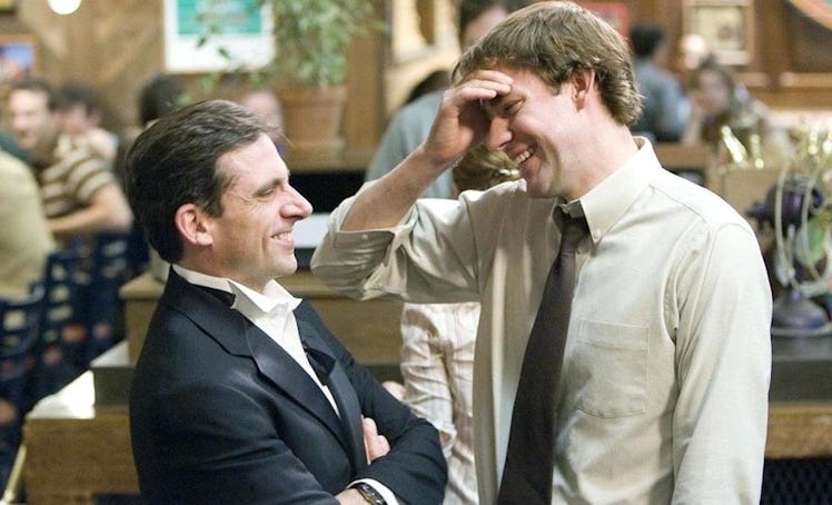 John Krasinski and Steve Carell reunited virtually for the 15th anniversary of 'The Office.'