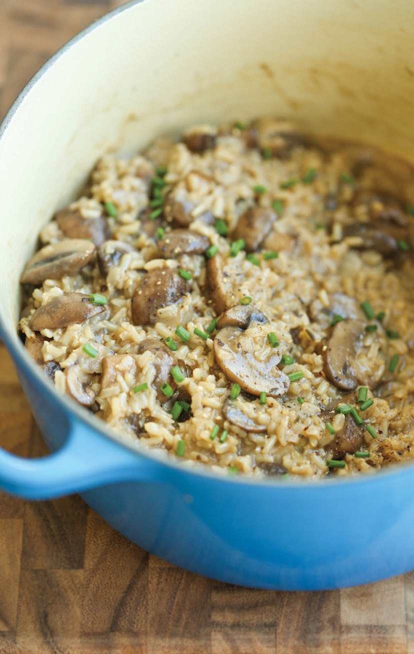 One pot mushroom rice is a recipe you can make from pantry staples that your kids will actually eat....